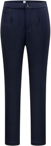 Women's Business Pant Suit Set 2 Piece Slim Fit Blazer Jacket One Button Buckle Closure Lady Work Suit for Office
