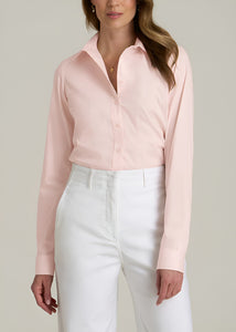 Women's Slim Fit Button Up Women's Tall Shirt Dress Pants Combo – Perfect Pairing for a Sharp, Polished Look
