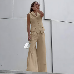 Fashion Casual Vest Vest Trousers Suit Women