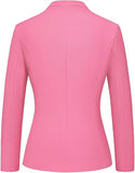 Women's Business Pant Suit Set 2 Piece Slim Fit Blazer Jacket One Button Buckle Closure Lady Work Suit for Office