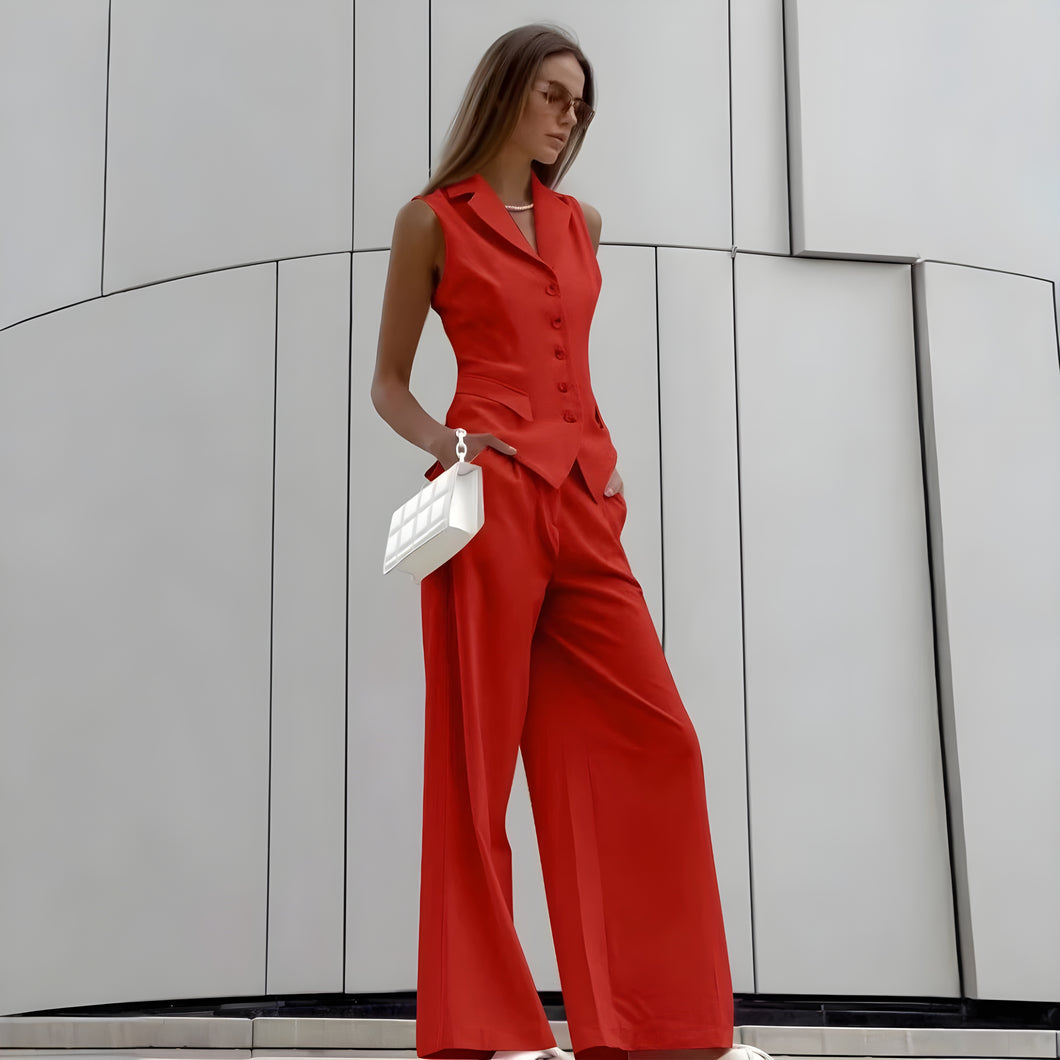 Fashion Casual Vest Vest Trousers Suit Women