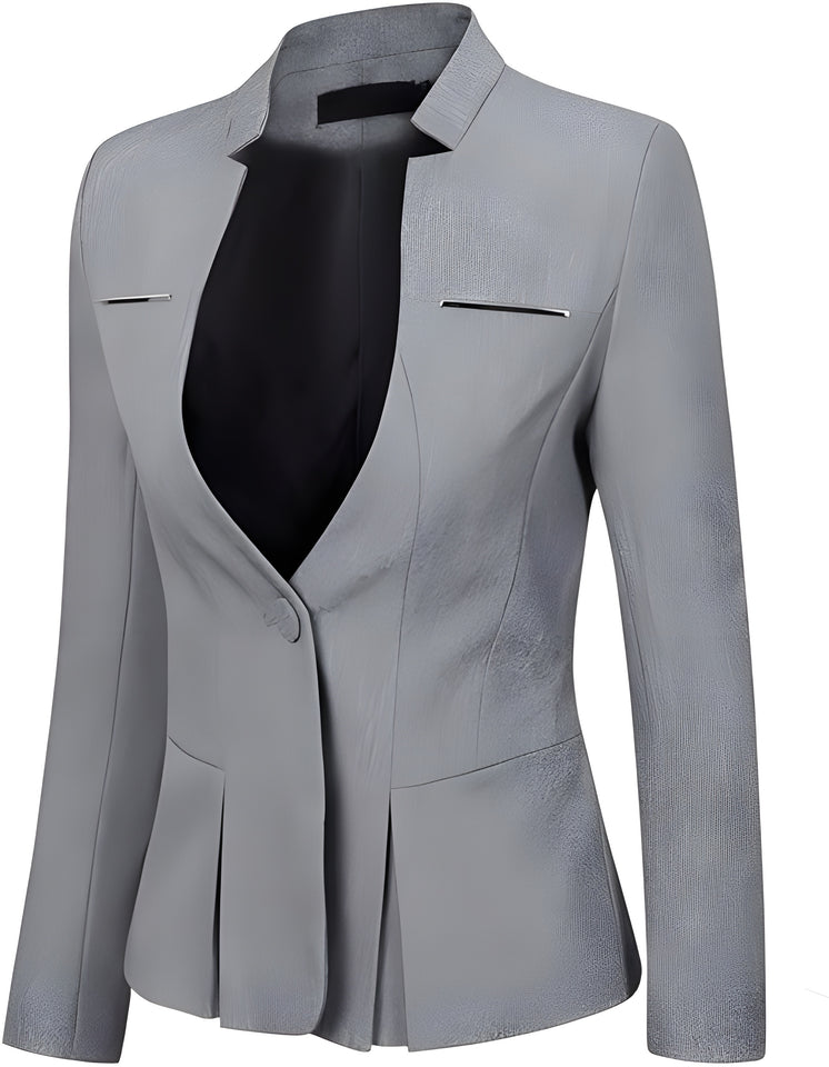 Women's Elegant Business 2 Piece Office Lady Suit Set Work Blazer Pant