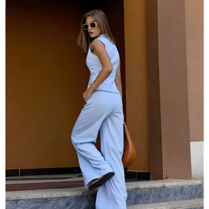 Fashion Casual Vest Vest Trousers Suit Women