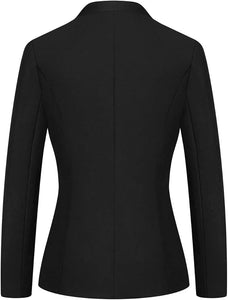 Women's Business Pant Suit Set 2 Piece Slim Fit Blazer Jacket One Button Buckle Closure Lady Work Suit for Office