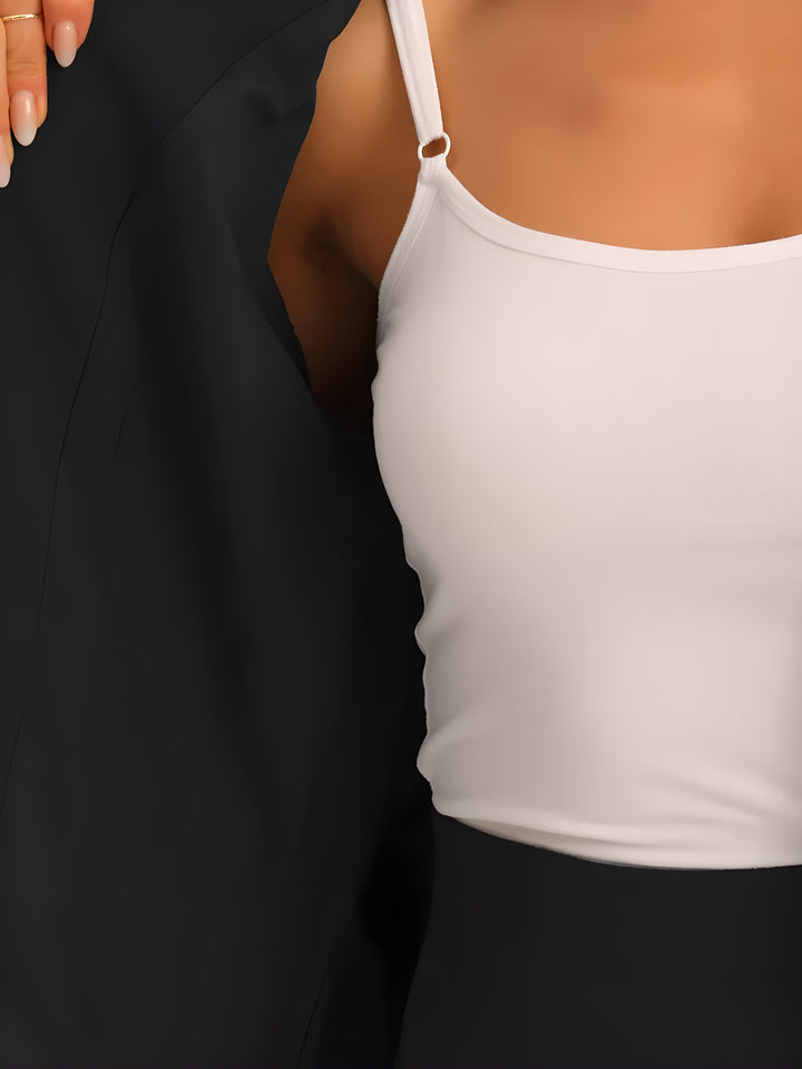2pc Business Collarless Blazer and Formal Pencil Skirt Suit Sets