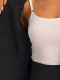 2pc Business Collarless Blazer and Formal Pencil Skirt Suit Sets