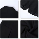 Women's Elegant Business 2 Piece Office Lady Suit Set Work Blazer Pant