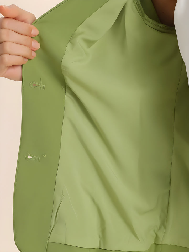 2pc Business Collarless Blazer and Formal Pencil Skirt Suit Sets