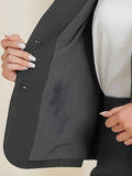 2pc Business Collarless Blazer and Formal Pencil Skirt Suit Sets