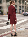Women's Professional Business Lightweight Blazer Dress Suit Sets 2 Piece Work Office Fashion Outfits