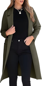 Women Cardigan Sweater Jackets Open Front Thick Knit Oversized Blazer Coatigan 2025 Fall Winter Long Coats Outwear