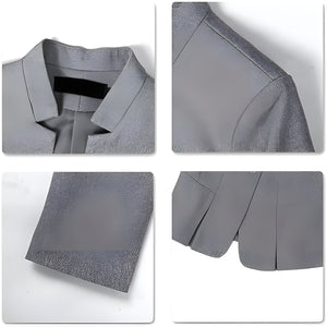 Women's Elegant Business 2 Piece Office Lady Suit Set Work Blazer Pant