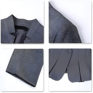 Women's Elegant Business 2 Piece Office Lady Suit Set Work Blazer Pant