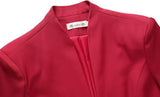 Women's Business Pant Suit Set 2 Piece Slim Fit Blazer Jacket One Button Buckle Closure Lady Work Suit for Office